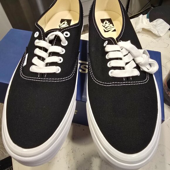 Vans Lx Authentic Reissue 44 Black White VN000CQABA2 Sneakers Mens Size 13 NEW - Picture 5 of 16